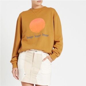 Current/Elliott the isabella sweatshirt in honey